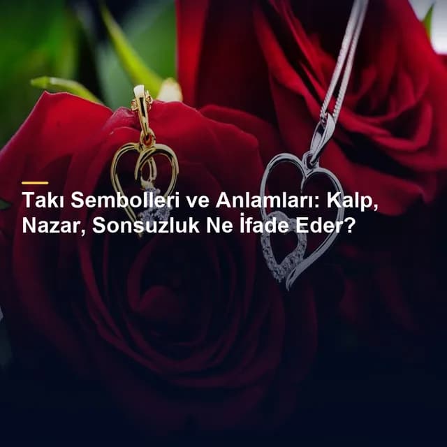 Takı Sembolleri ve Anlamları: Kalp, Nazar, Sonsuzluk Ne İfade Eder?