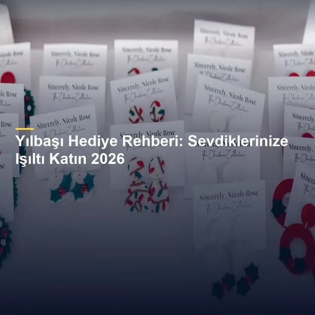 Yılbaşı Hediye Rehberi: Sevdiklerinize Işıltı Katın 2026