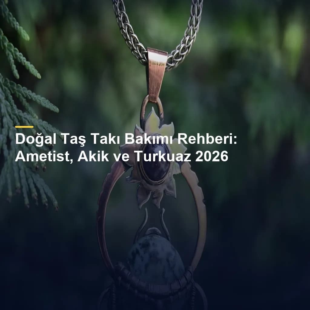 Doğal Taş Takı Bakımı Rehberi: Ametist, Akik ve Turkuaz 2026