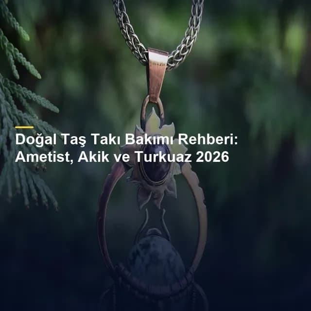 Doğal Taş Takı Bakımı Rehberi: Ametist, Akik ve Turkuaz 2026