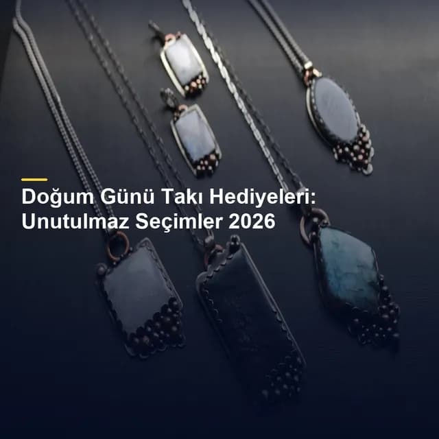 Doğum Günü Takı Hediyeleri: Unutulmaz Seçimler 2026