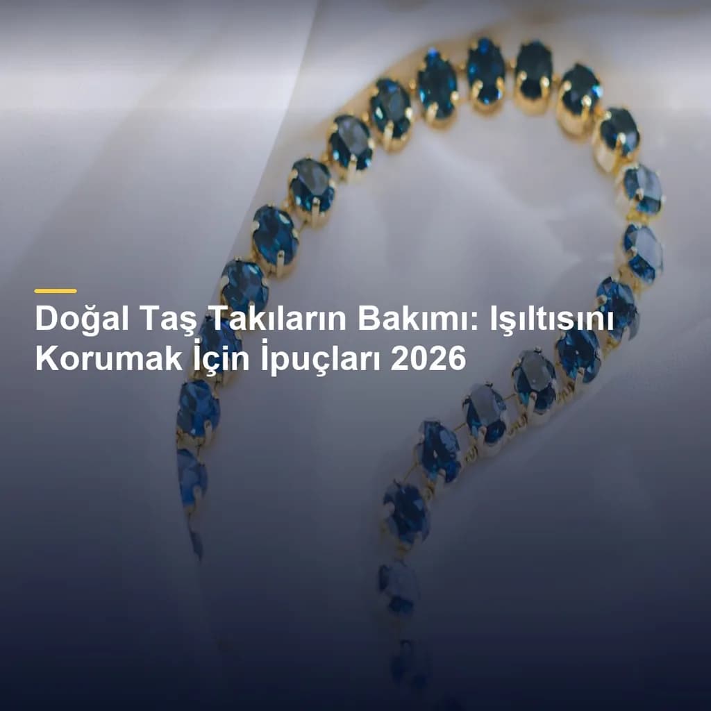 Doğal Taş Takıların Bakımı: Işıltısını Korumak İçin İpuçları 2026