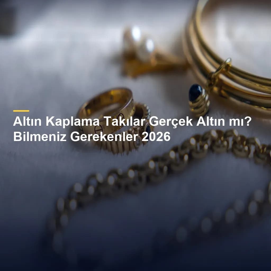 Altın Kaplama Takılar Gerçek Altın mı? Bilmeniz Gerekenler 2026