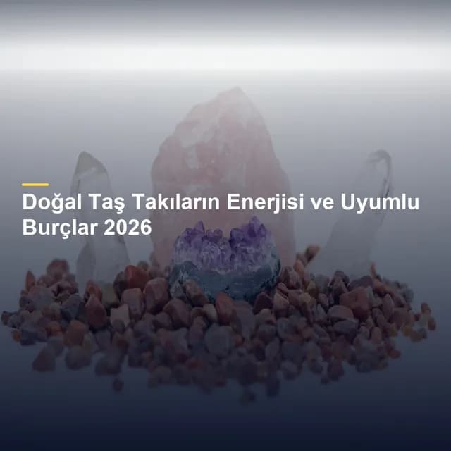 Doğal Taş Takıların Enerjisi ve Uyumlu Burçlar 2026