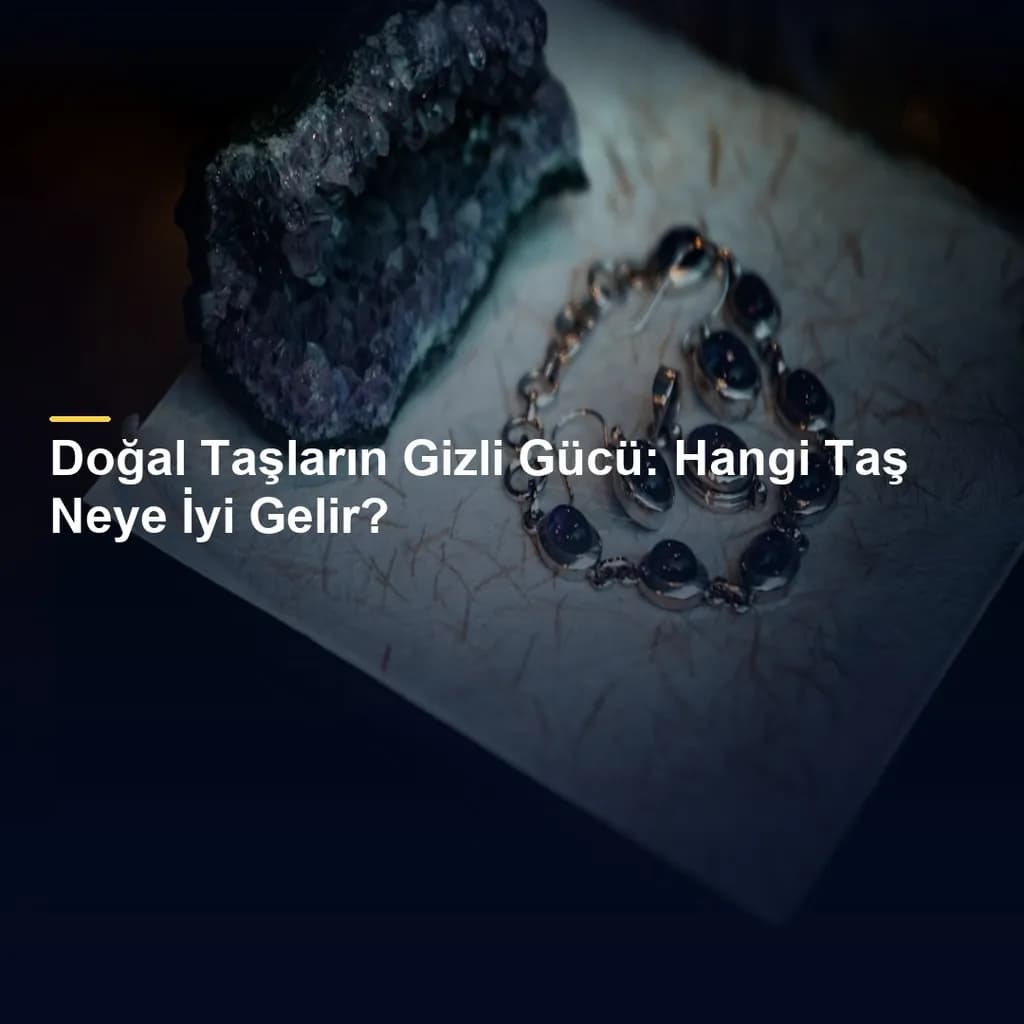 Doğal Taşların Gizli Gücü: Hangi Taş Neye İyi Gelir?